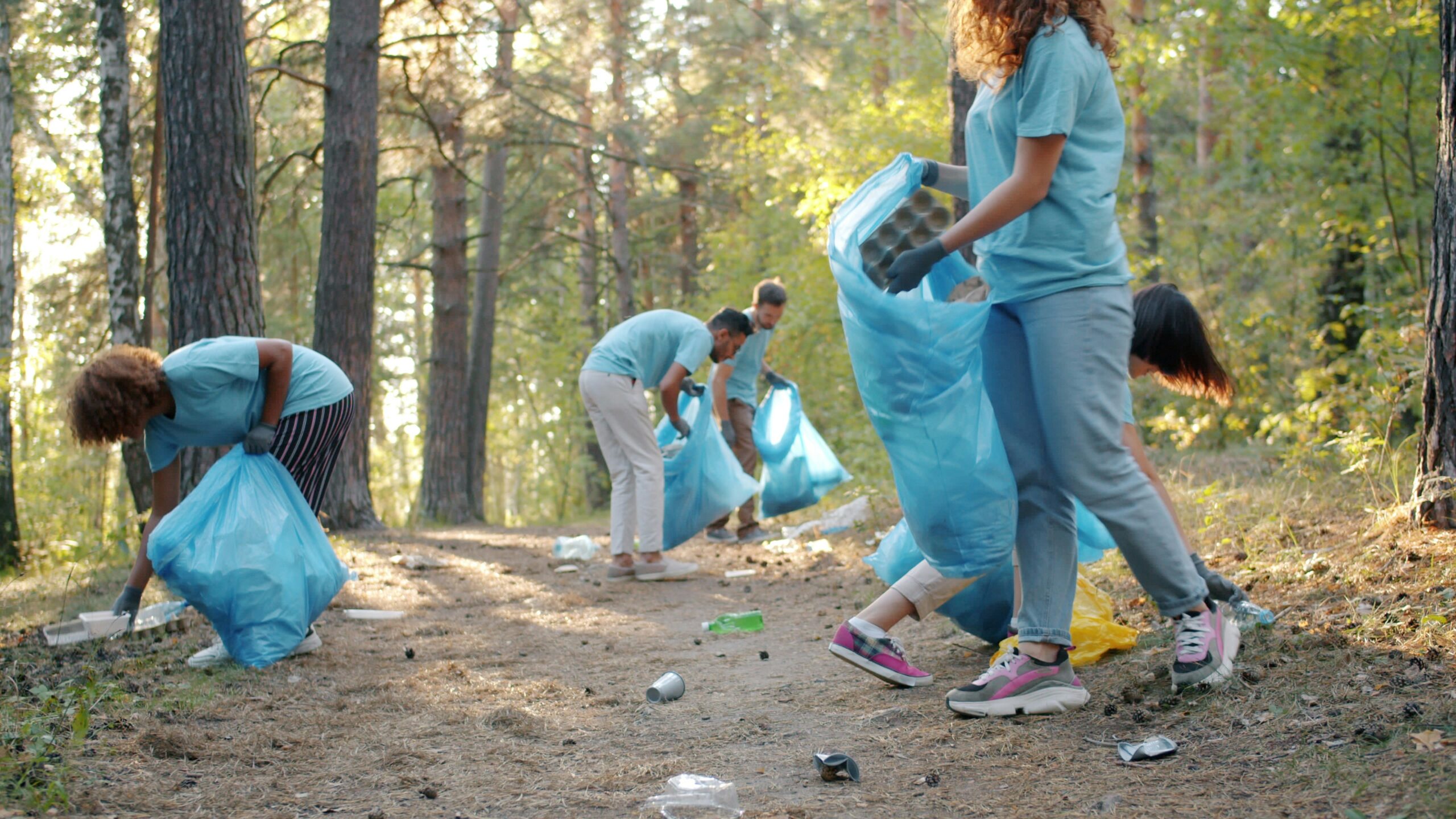 CSRD 2026, people collecting litter together